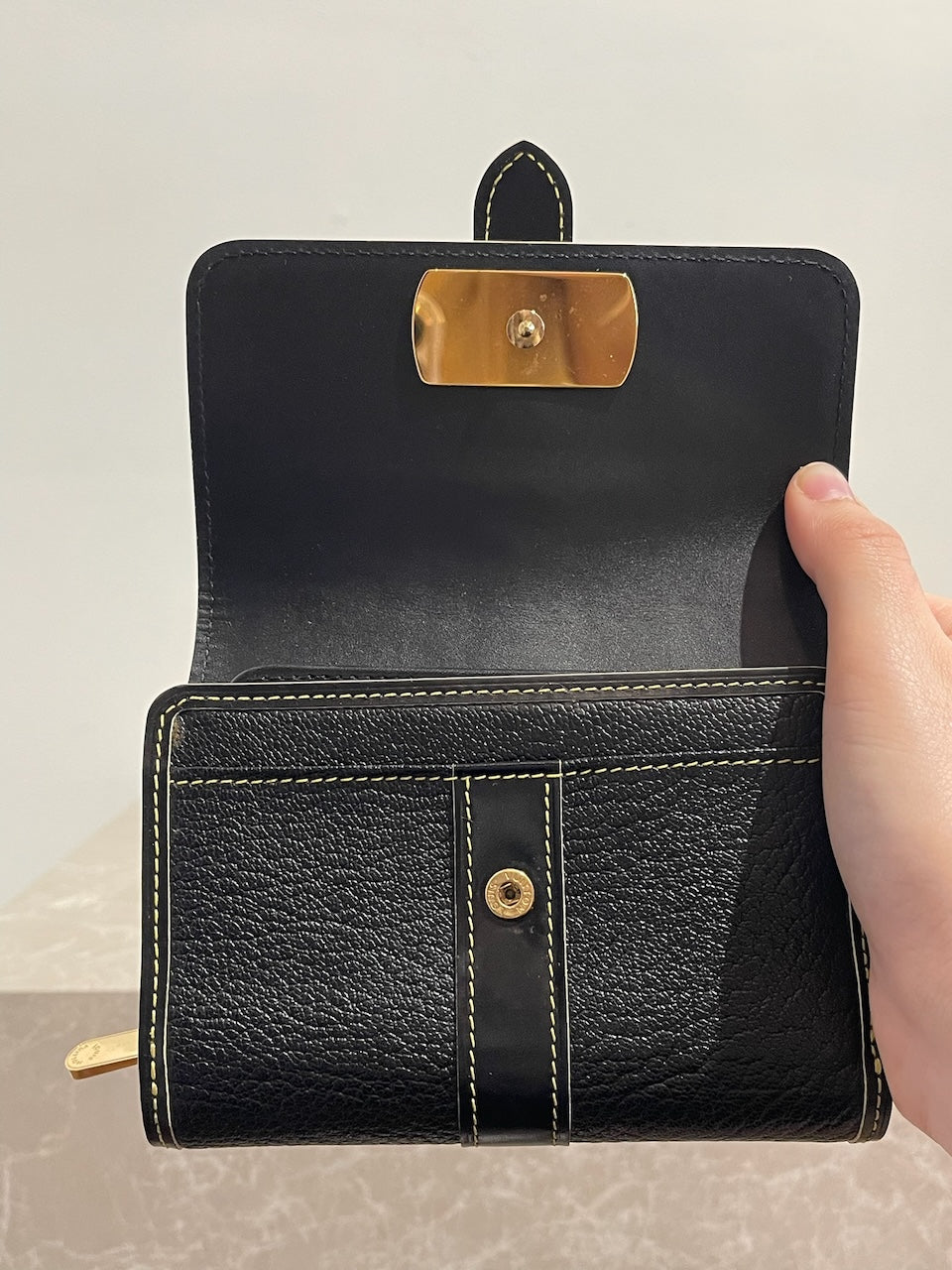 Portefeuille Louis Vuitton noir