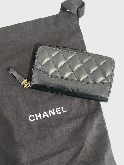 Portefeuille Chanel Gabrielle noir