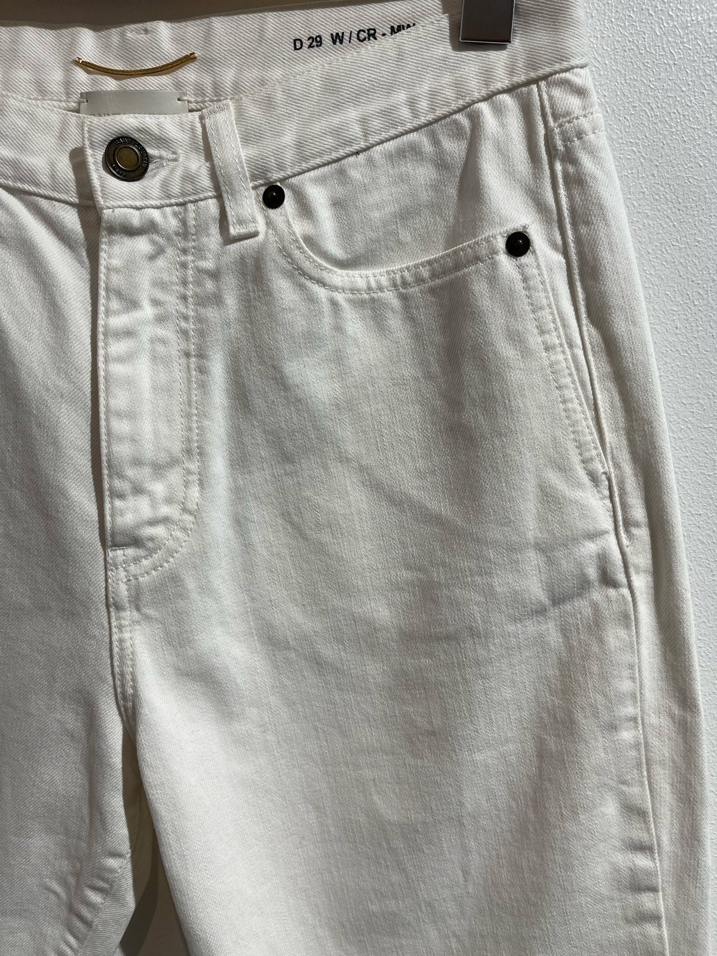 Jeans Saint Laurent blanc T.29