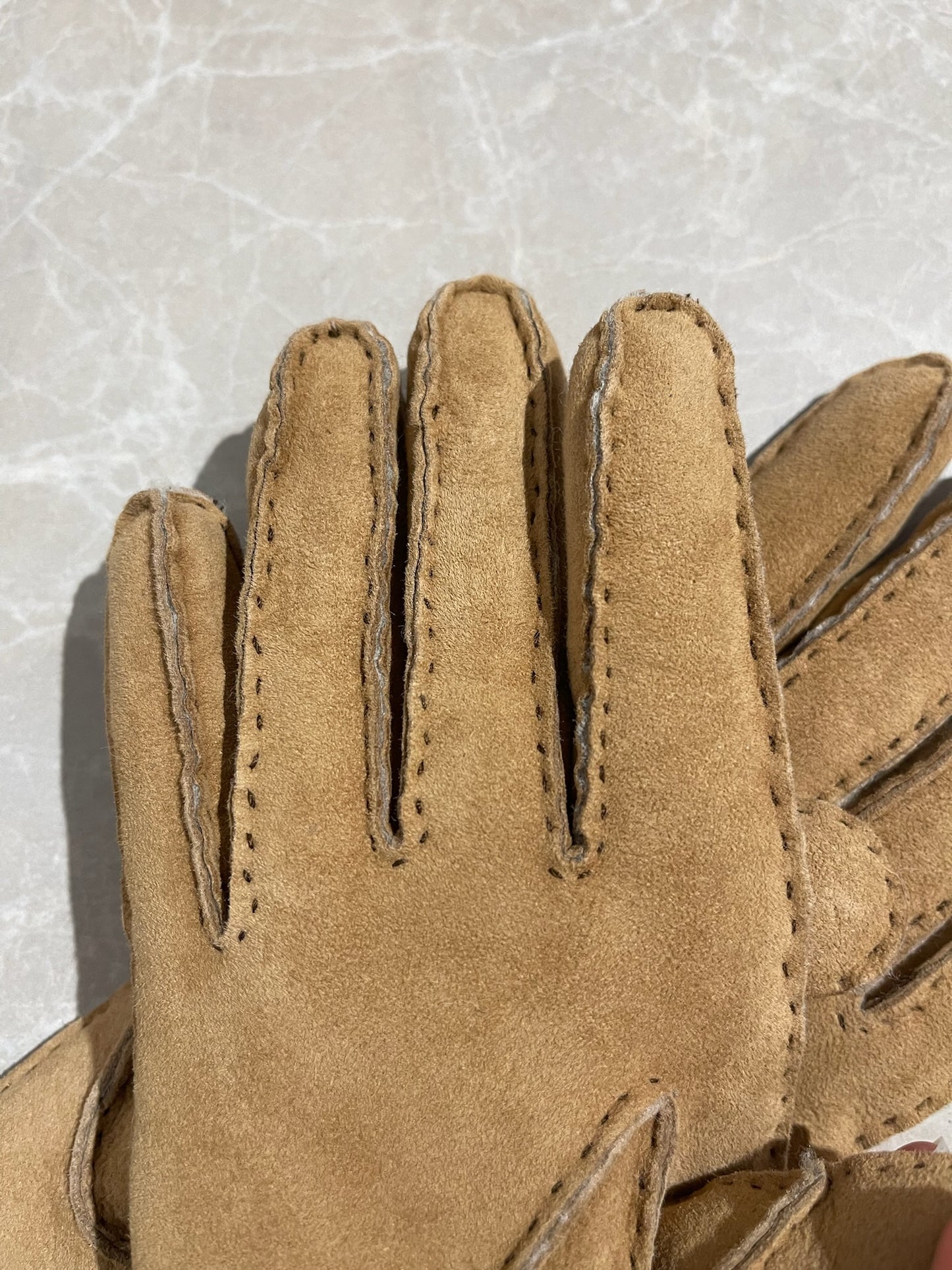 Gants Chanel beige T. 7,5 NEUF