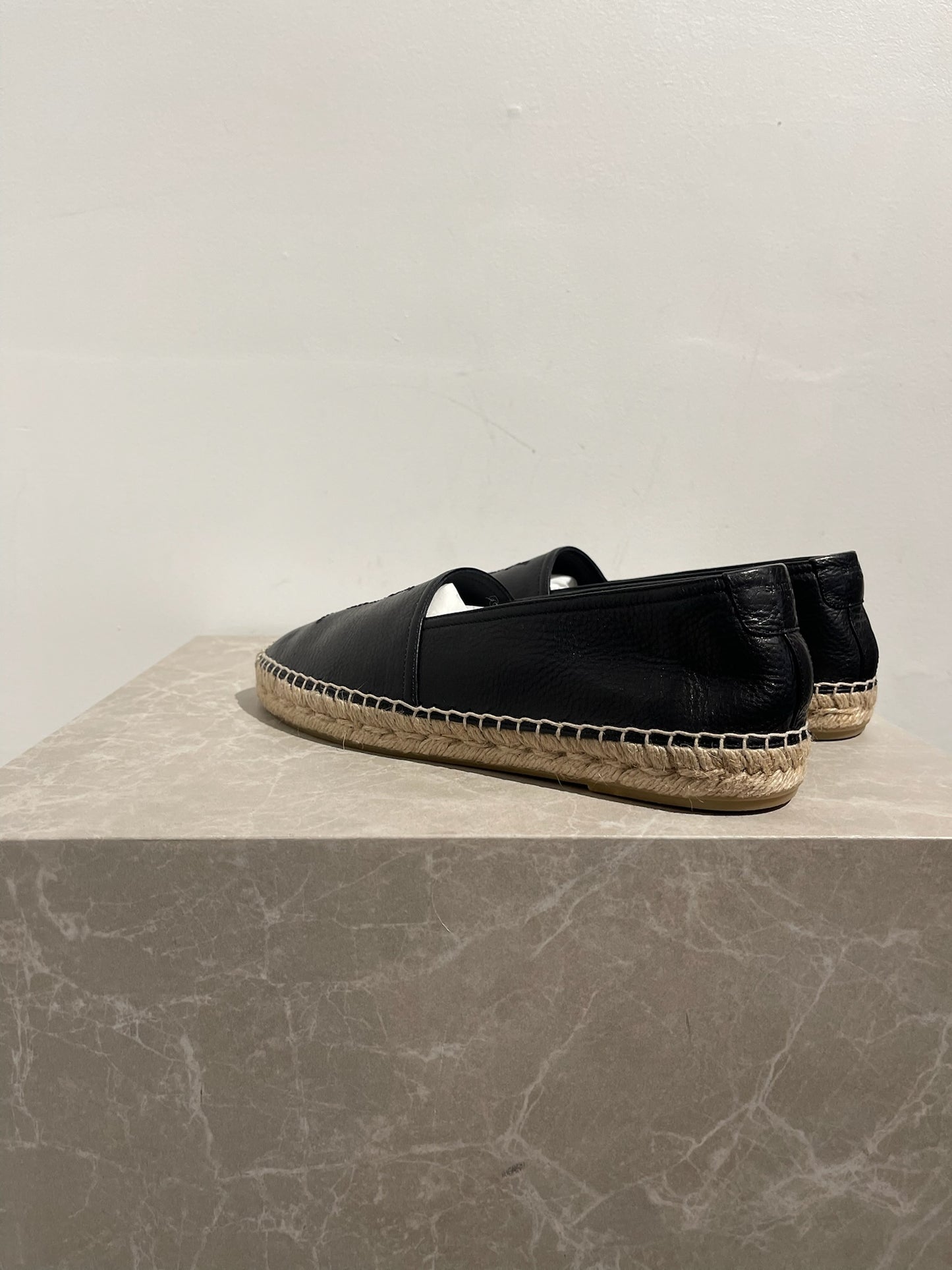 Espadrilles Saint Laurent noires T.42