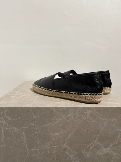 Espadrilles Saint Laurent noires T.42