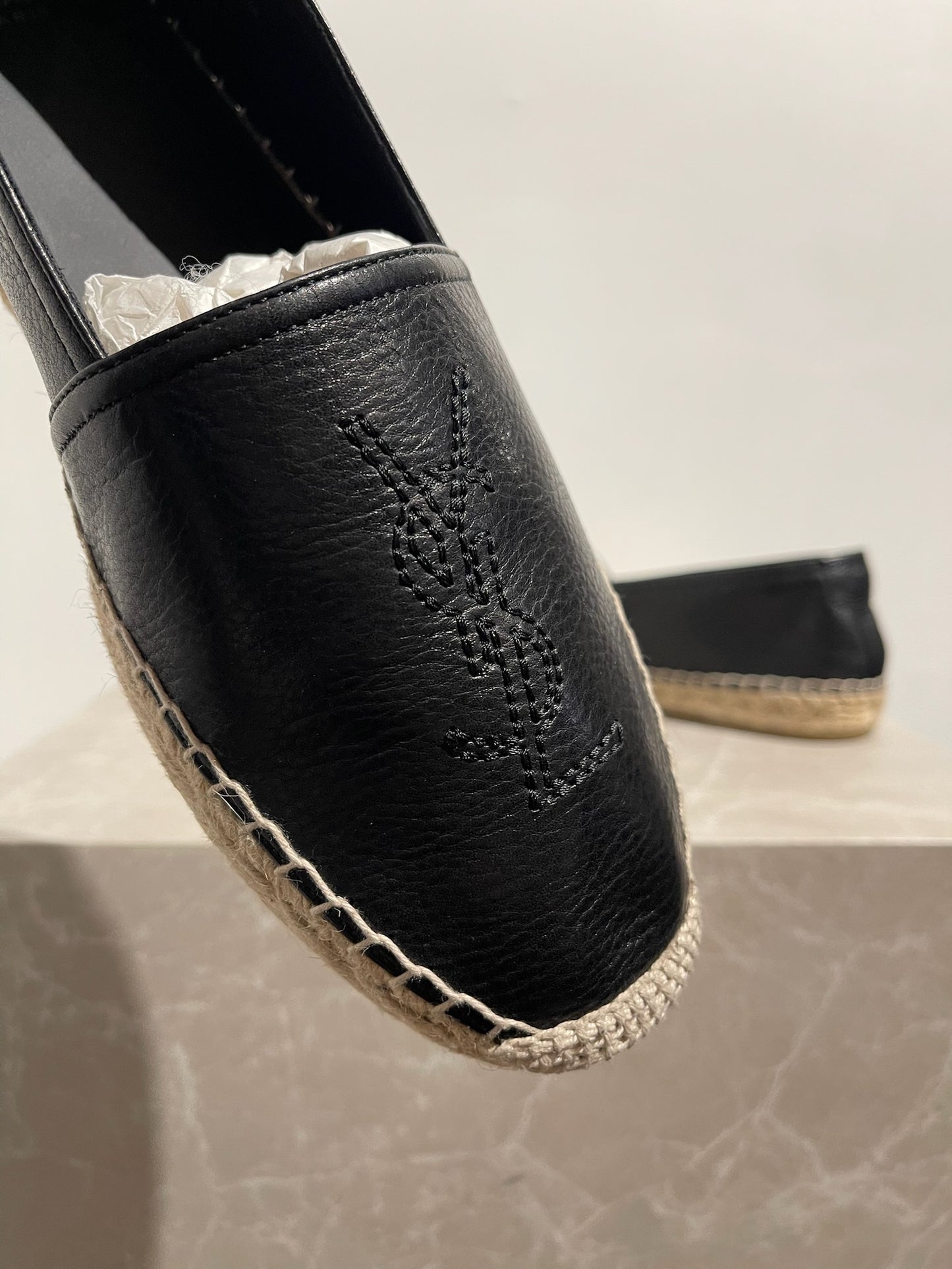 Espadrilles Saint Laurent noires T.42