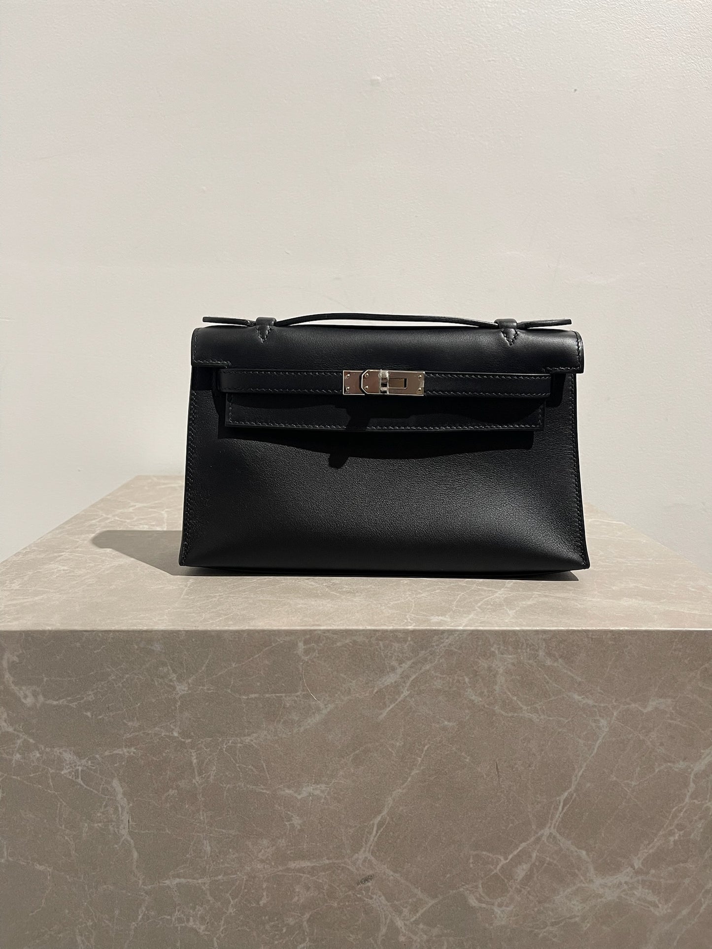 Pochette Hermès Kelly 20 noir