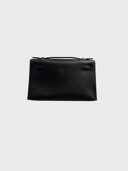 Pochette Hermès Kelly 20 Noir