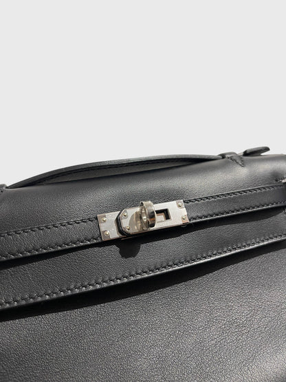 Pochette Hermès Kelly 20 Noir