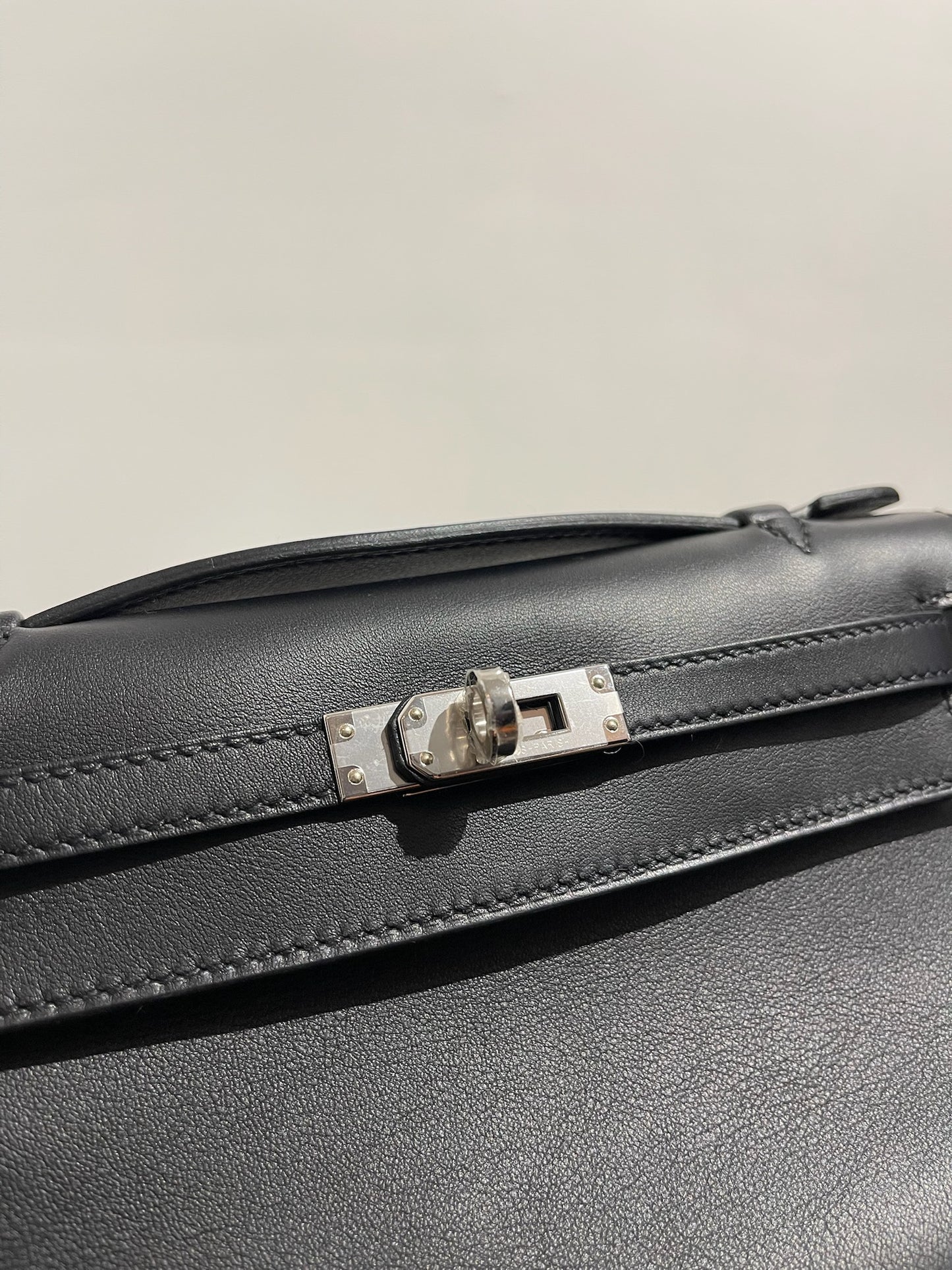 Pochette Hermès Kelly 20 noir