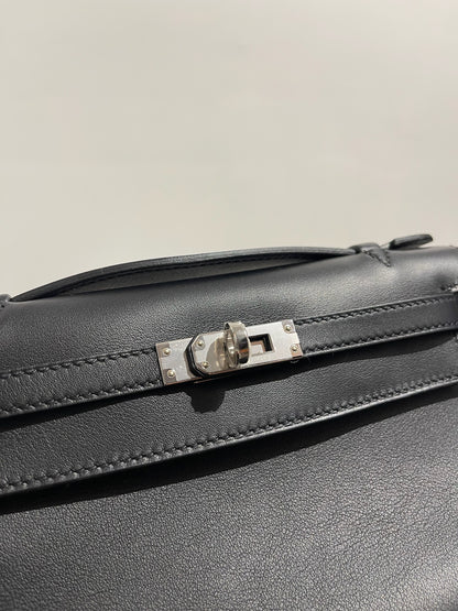 Pochette Hermès Kelly 20 noir