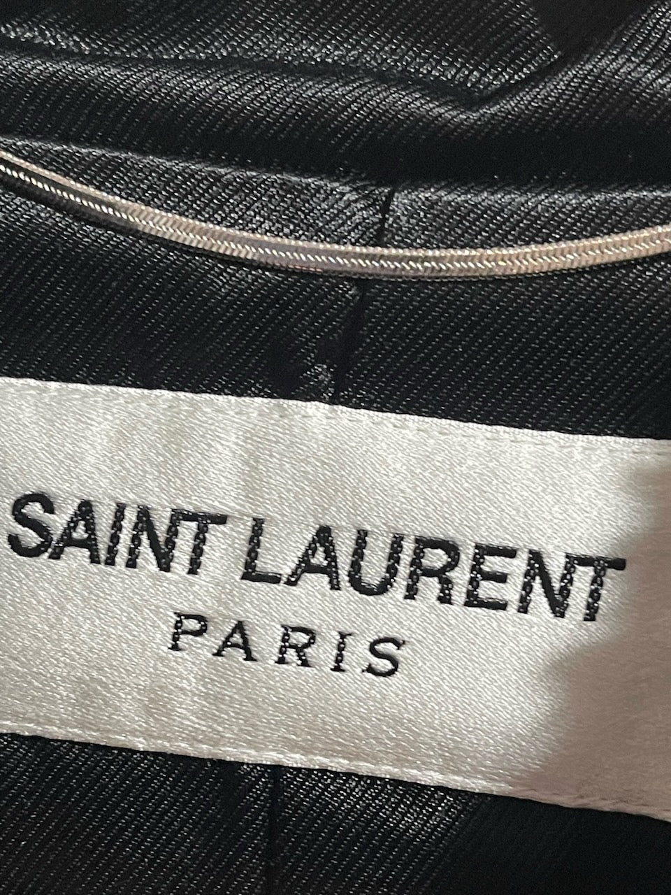 Manteau Saint Laurent noir T.M