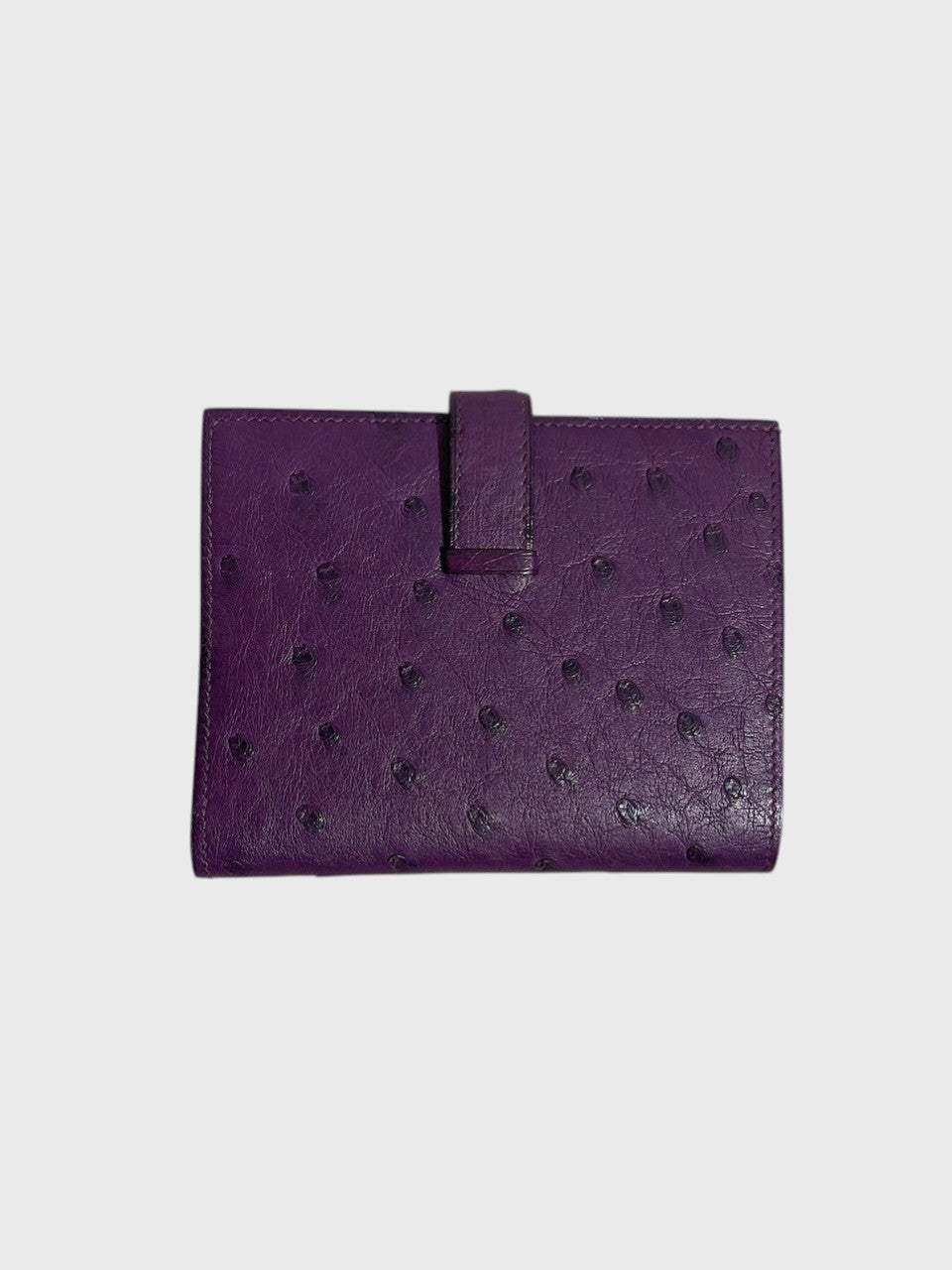 Portefeuille Hermès Béarn violet