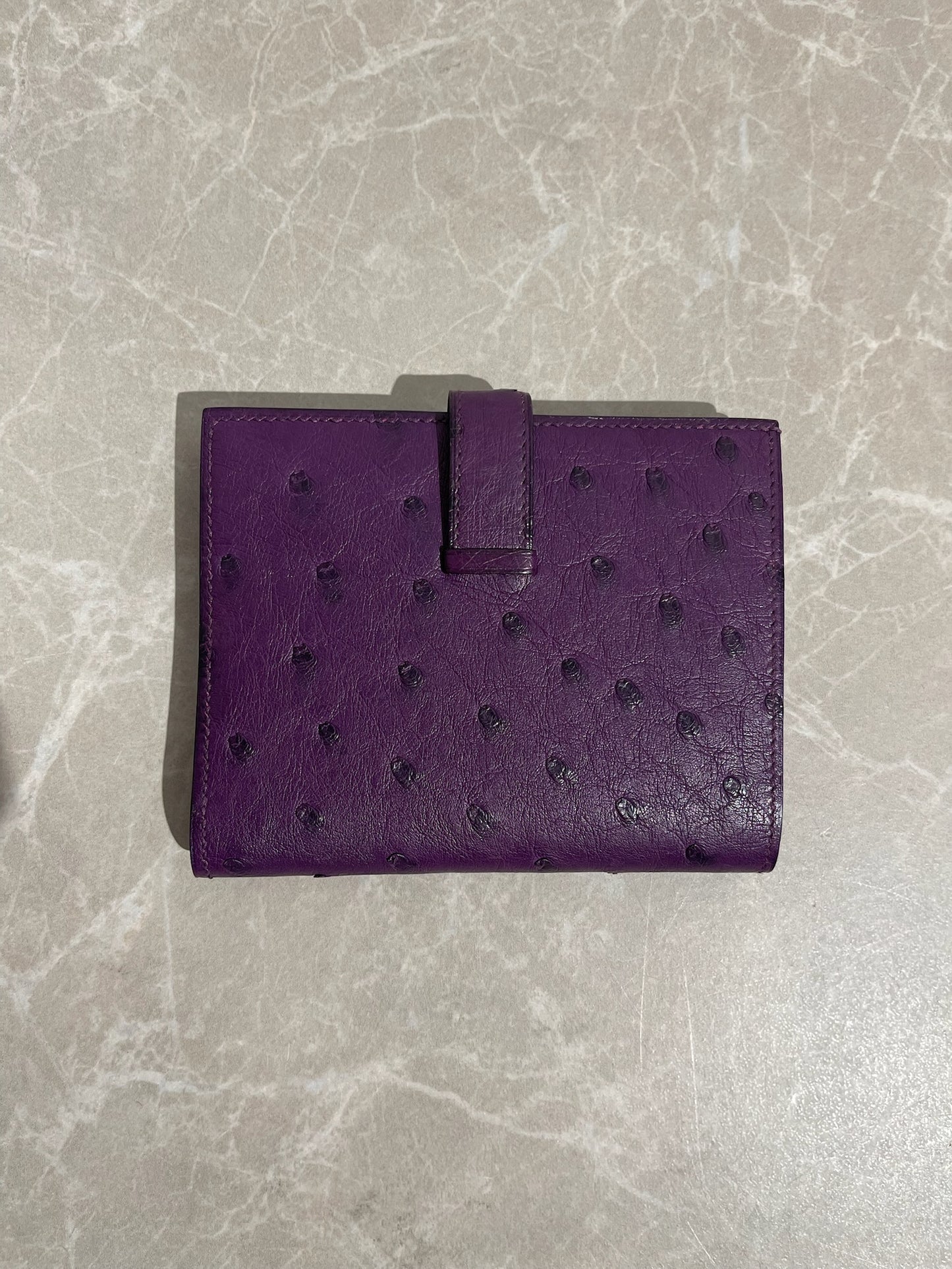 Portefeuille Hermès Béarn violet