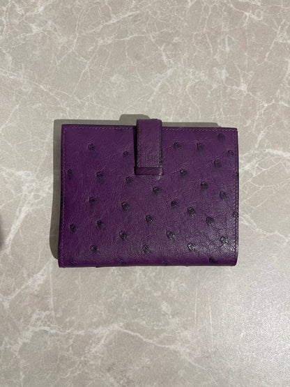 Portefeuille Hermès Béarn violet