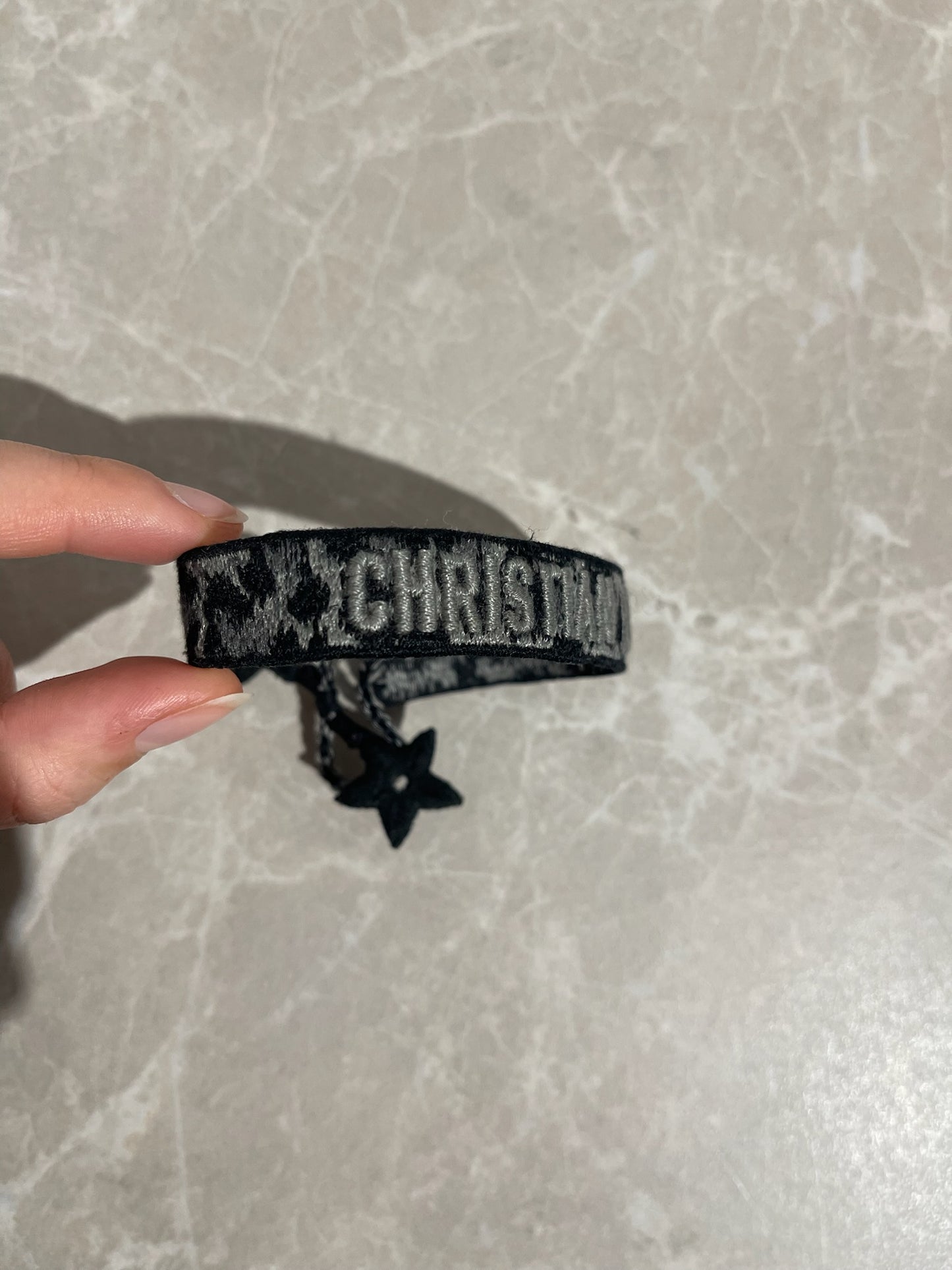 Bracelet Christian Dior noir