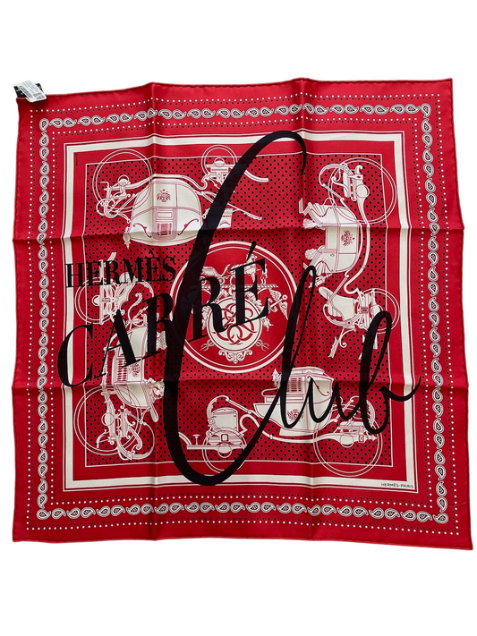 Foulard Hermes Bandana rouge