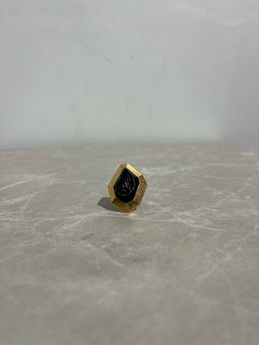 Bague Balmain dorée