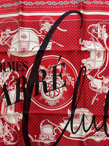 Foulard Hermes Bandana rouge