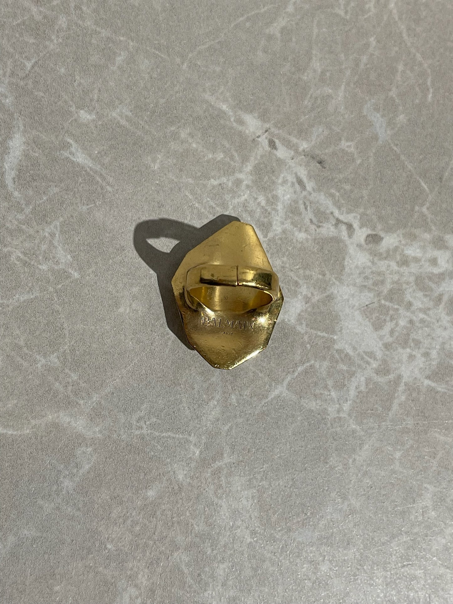 Bague Balmain dorée