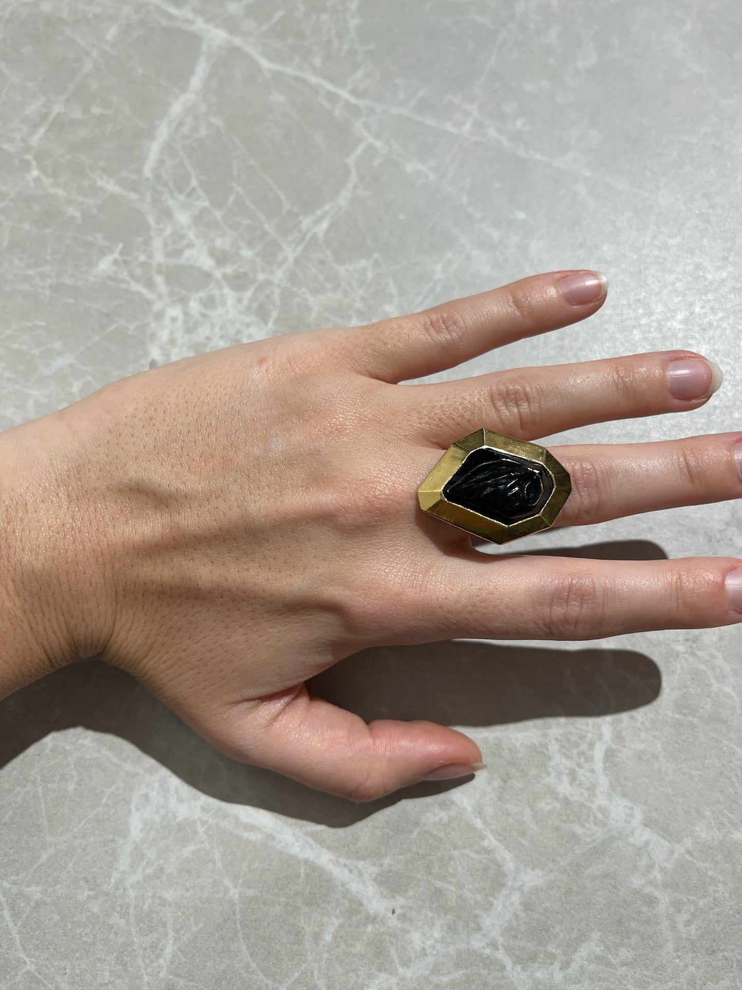 Bague Balmain dorée