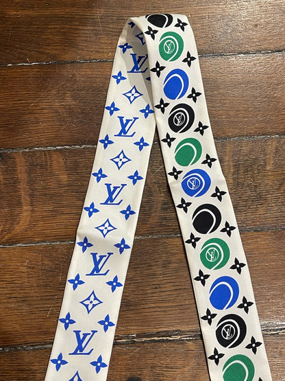 Bandeau Louis Vuitton bleu et vert