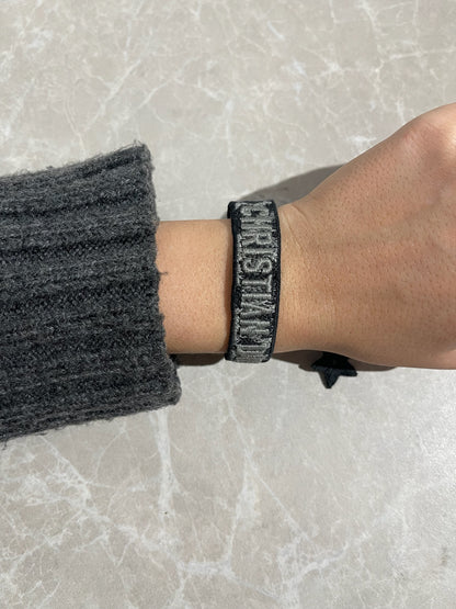 Bracelet Christian Dior noir