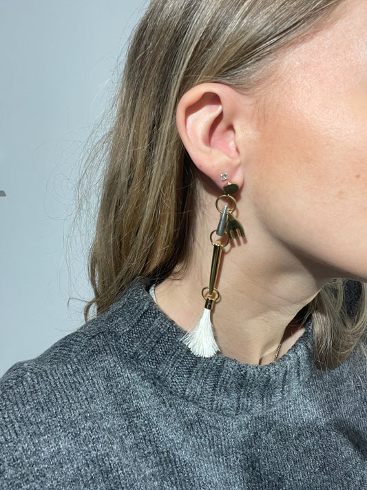 Boucles d'oreilles Chloé dorées