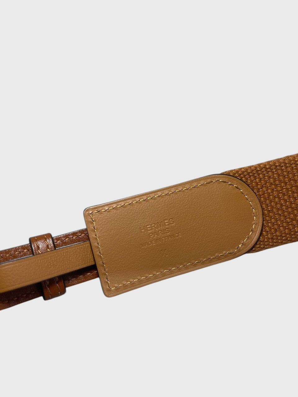 Ceinture Hermès camel T.80