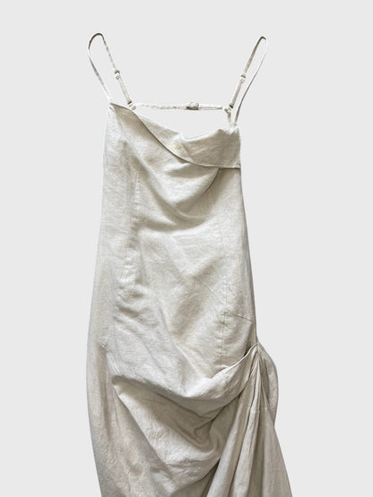 Robe Jacquemus beige T.32