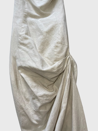 Robe Jacquemus beige T.32