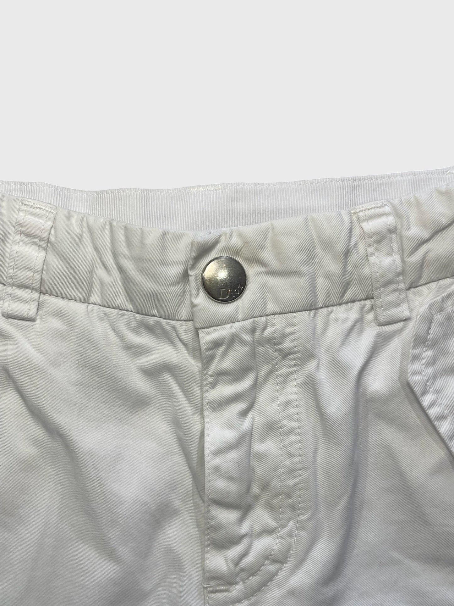 Short Baby Dior blanc T. 2 ans