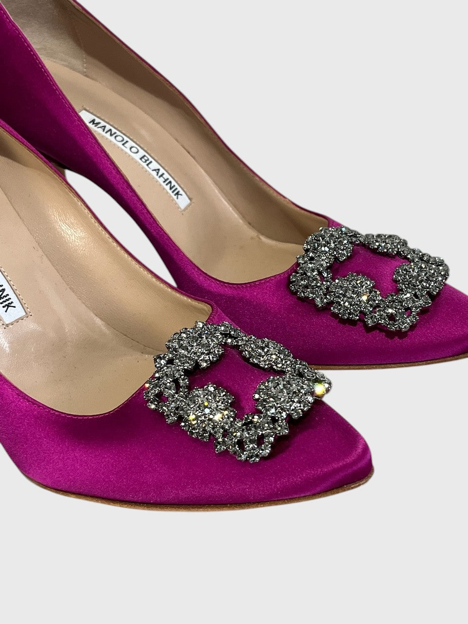 Escarpins Manolo Blahnik fushia T.38
