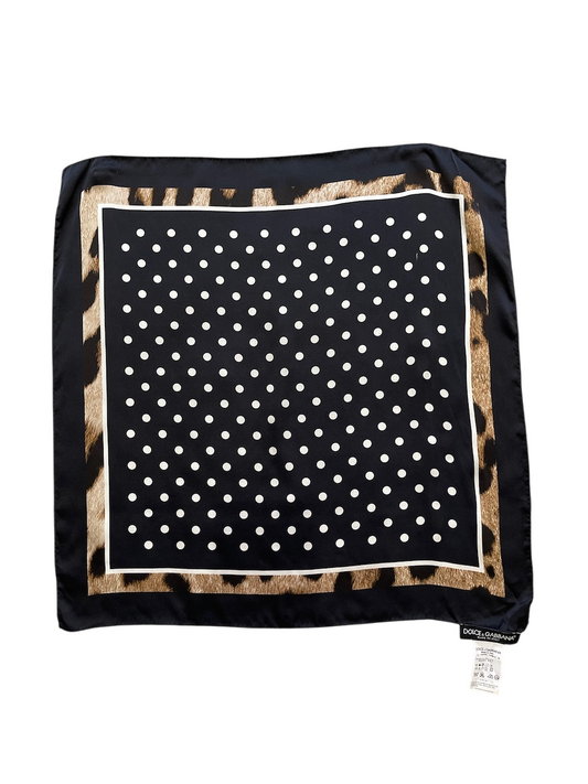 Foulard Dolce & Gabbana noir