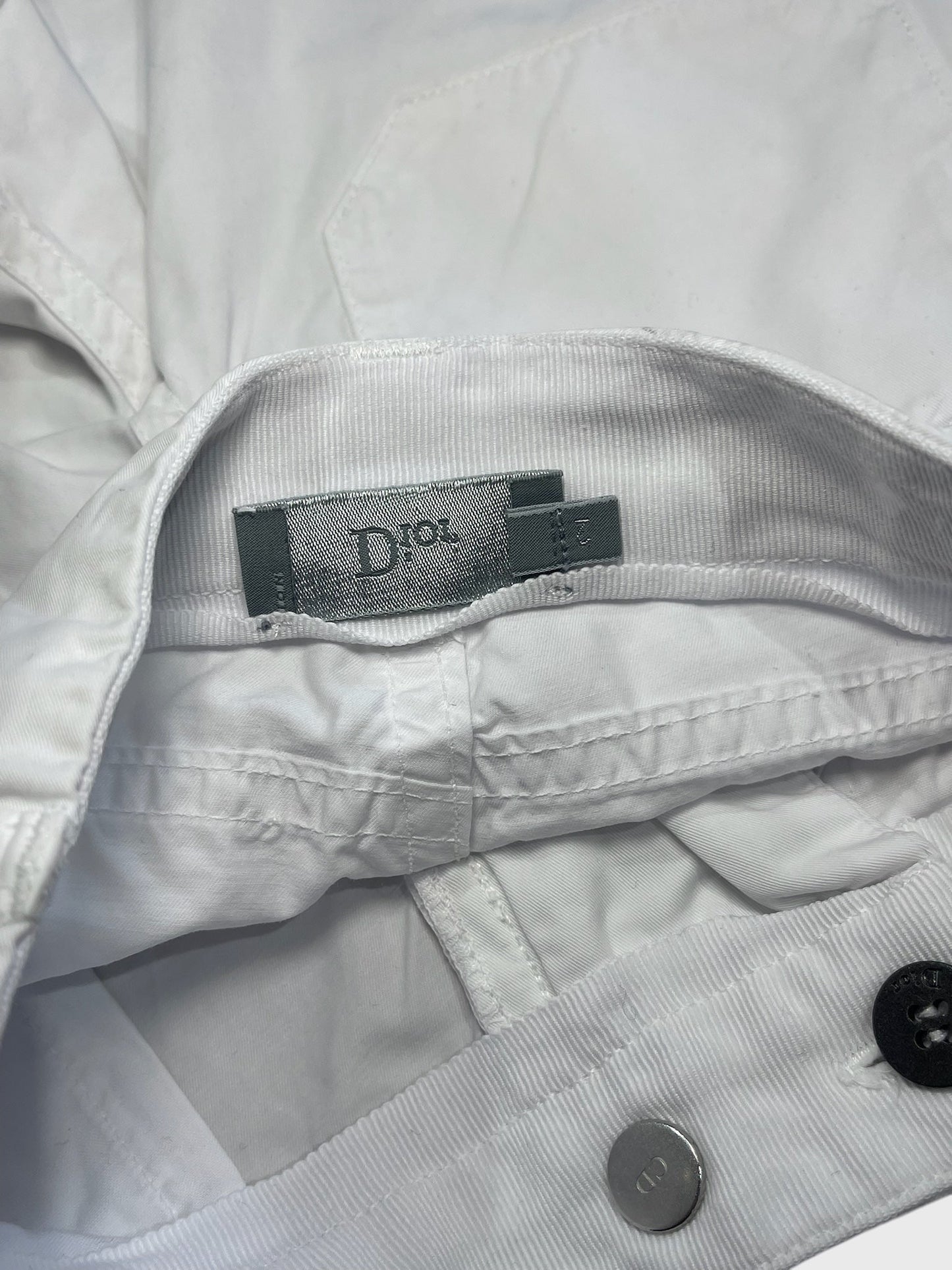 Short Baby Dior blanc T. 2 ans