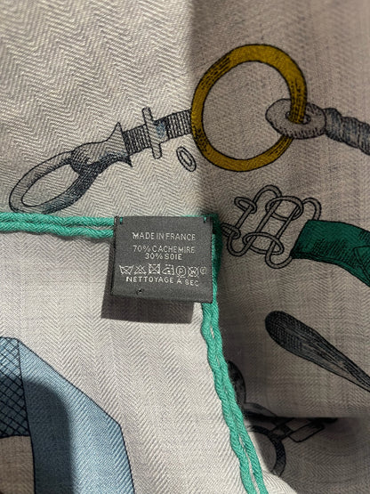 Châle Hermès Chevaux Déchaîné