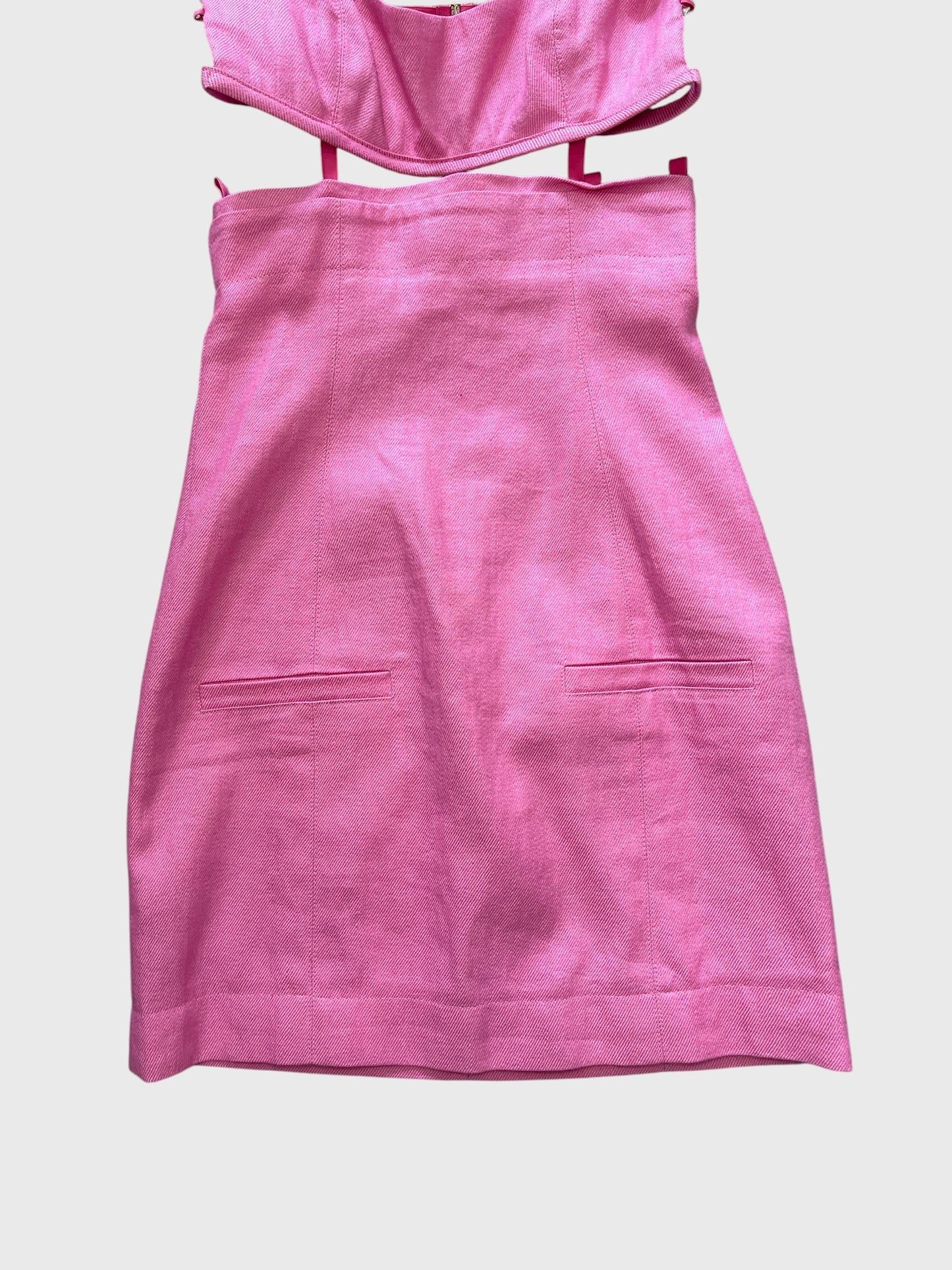 Robe Jacquemus rose T.32