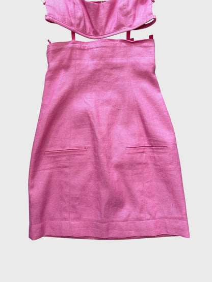 Robe Jacquemus rose T.32
