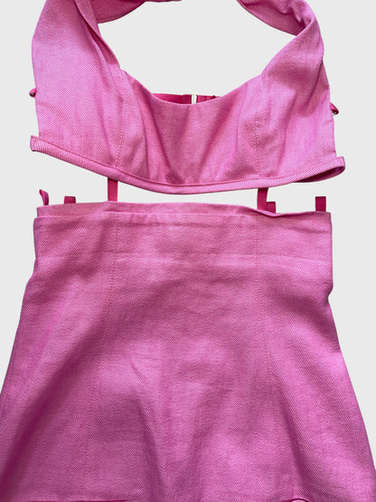 Robe Jacquemus rose T.32