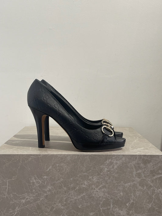 Escarpins Gucci noirs T.40,5