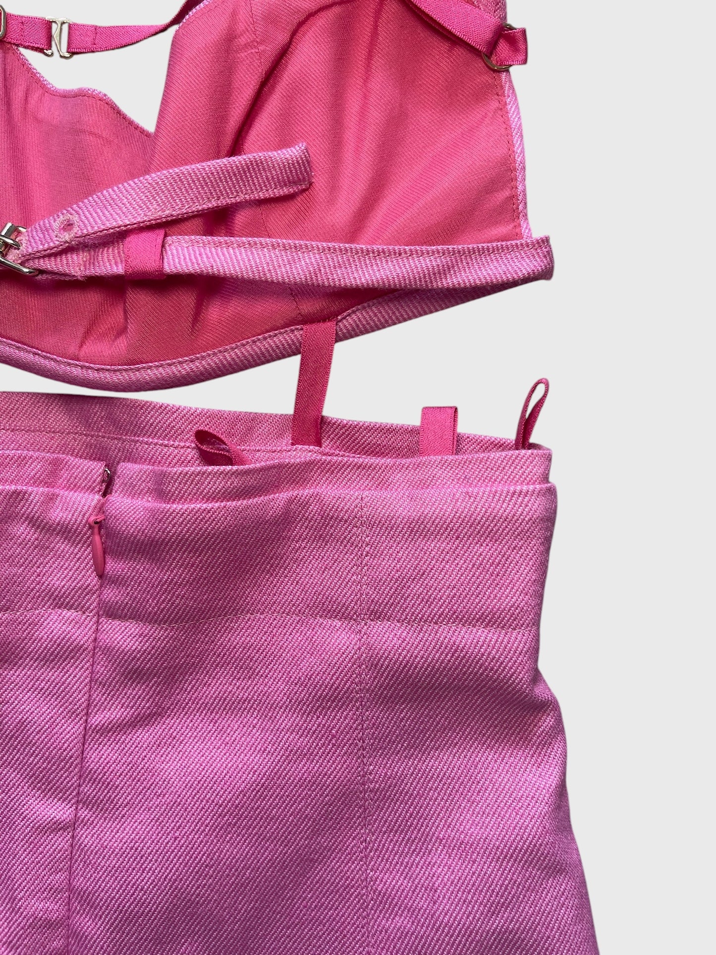 Robe Jacquemus rose T.32