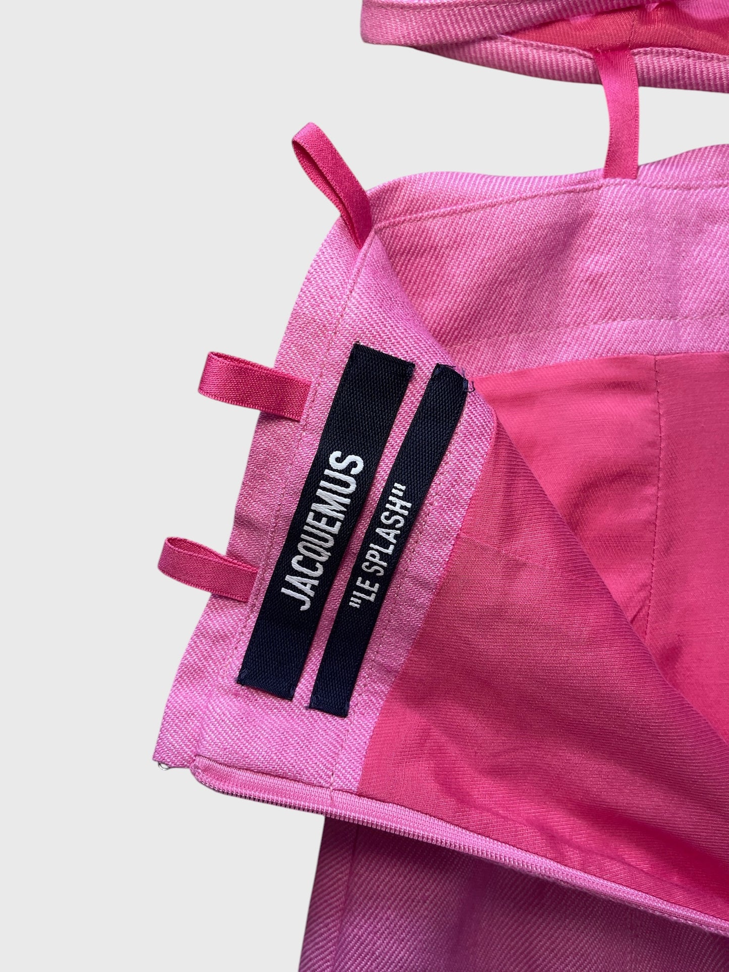 Robe Jacquemus rose T.32