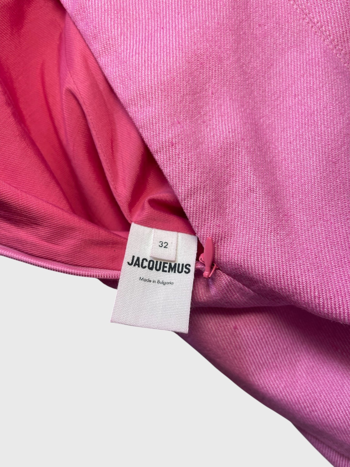 Robe Jacquemus rose T.32