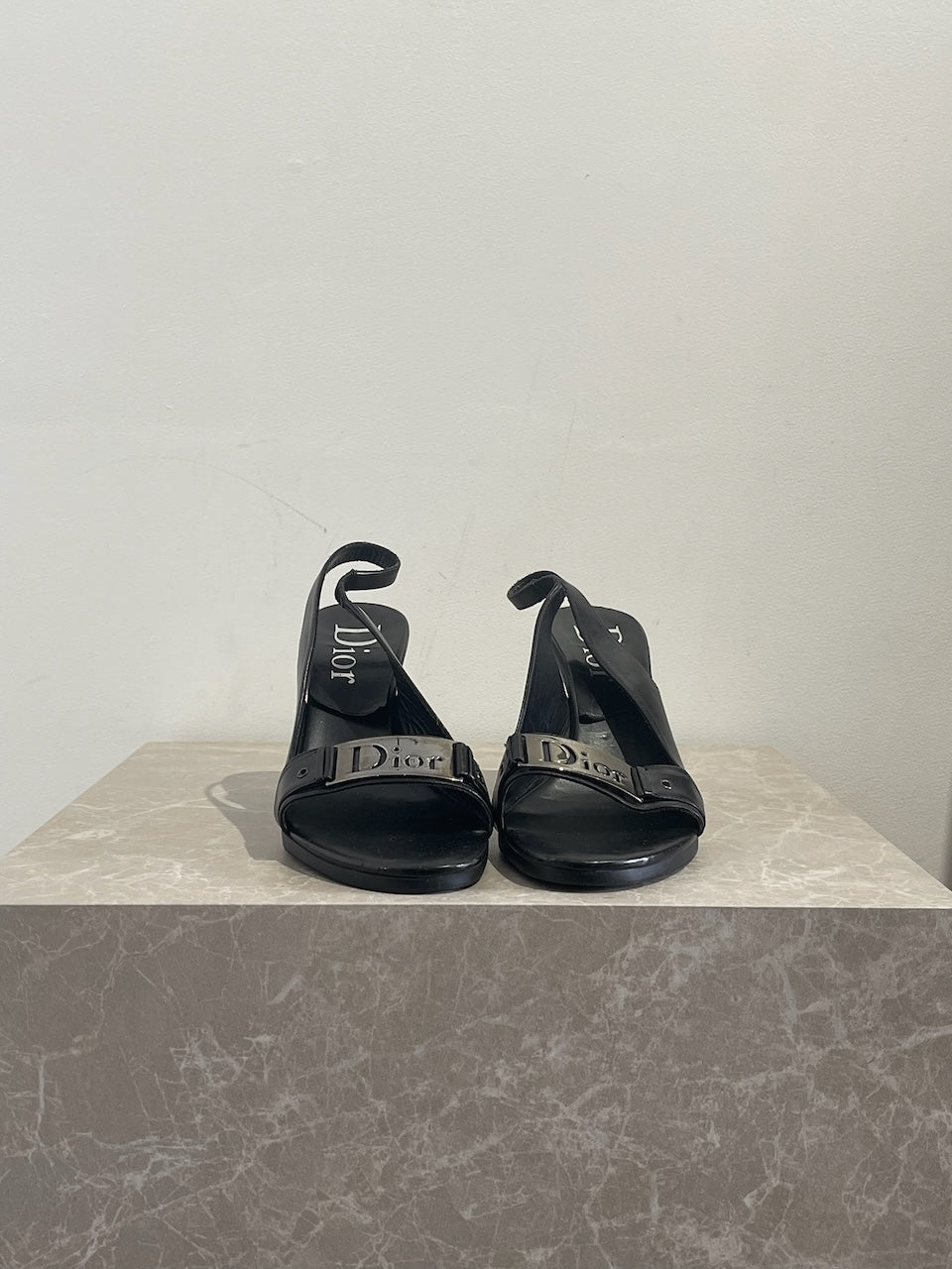 Sandales Dior noires T.41