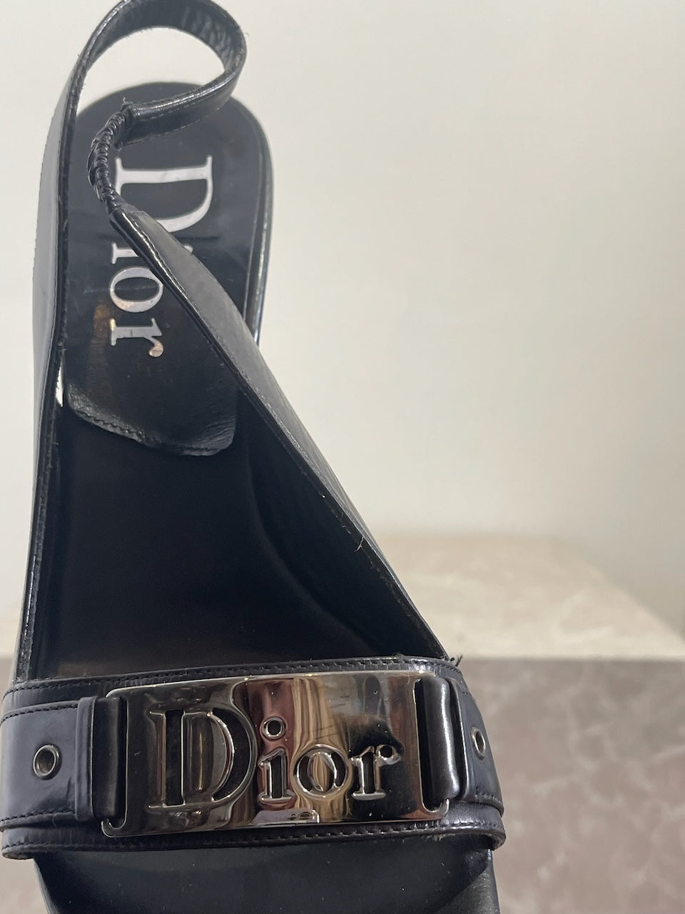 Sandales Dior noires T.41