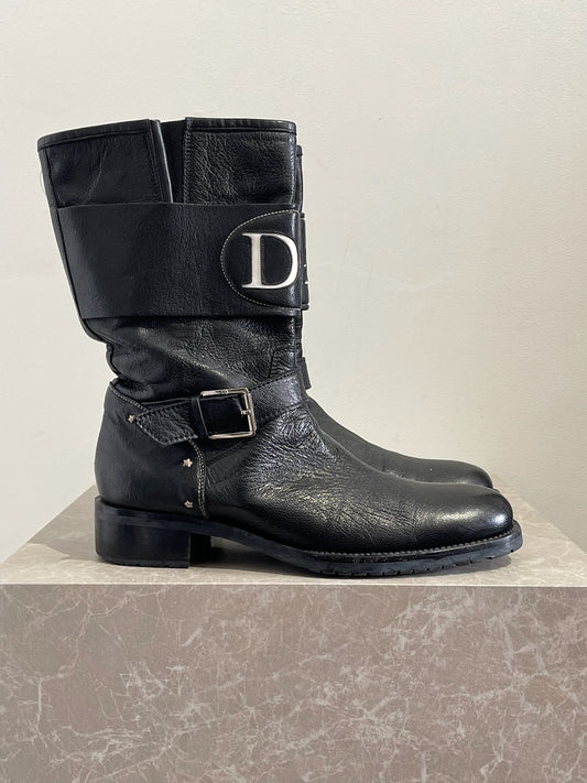 Bottines Dior noires T.40