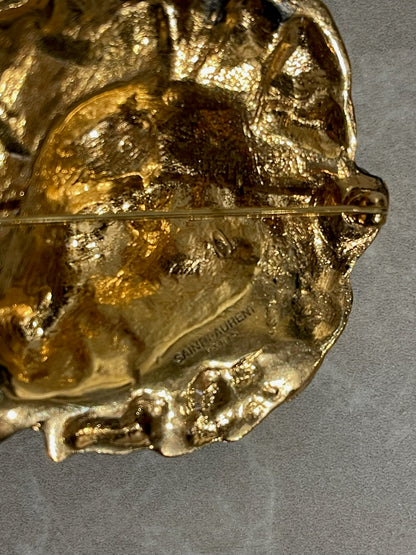 Broche Saint Laurent Lion