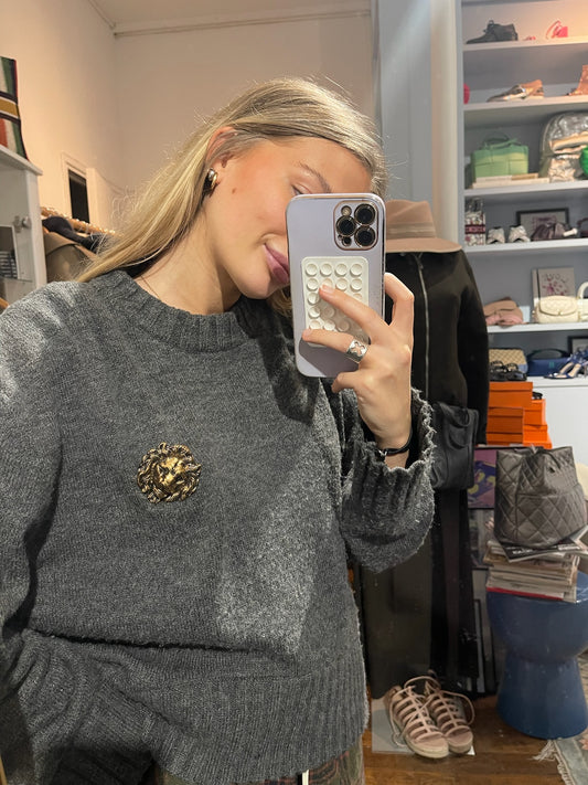 Broche Saint Laurent Lion