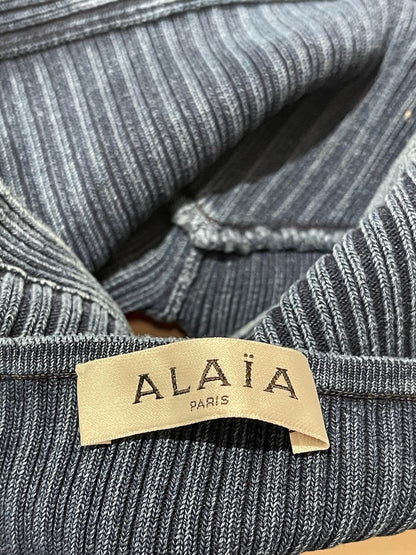 Top Alaia bleu T.36