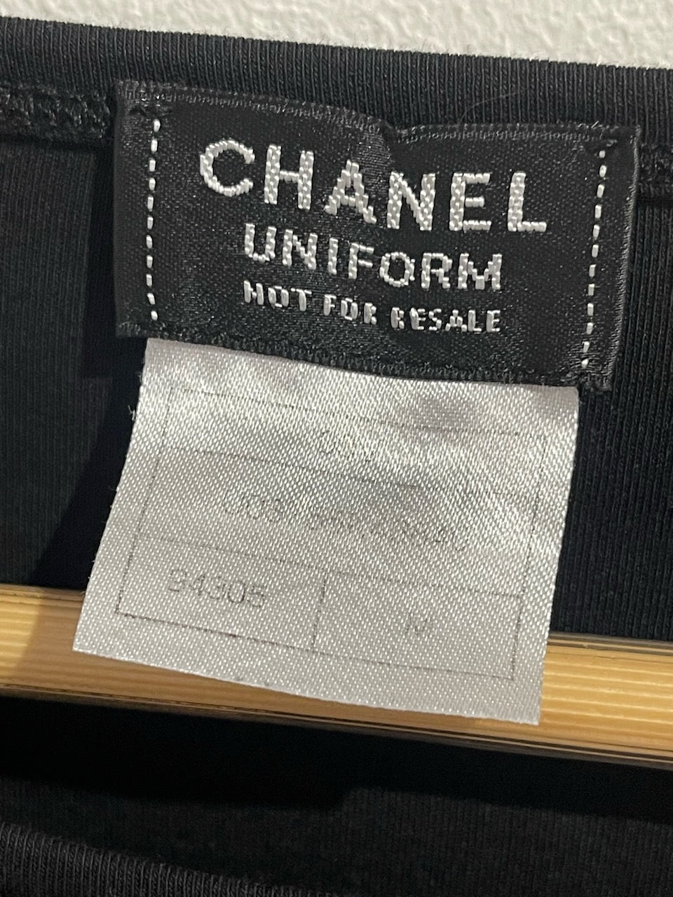 T-shirt Chanel noir T.M