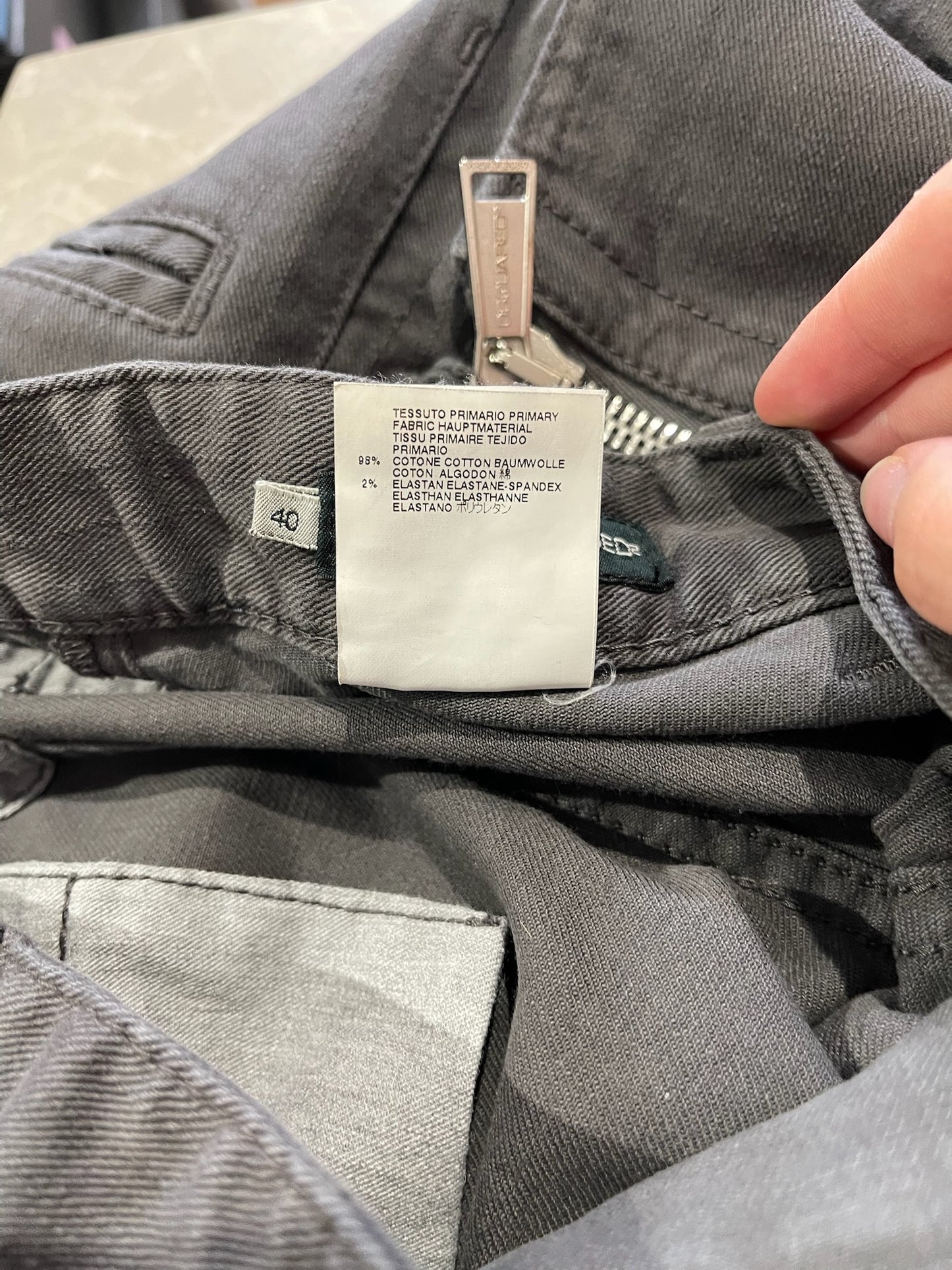 Jeans Dsquared gris T.40