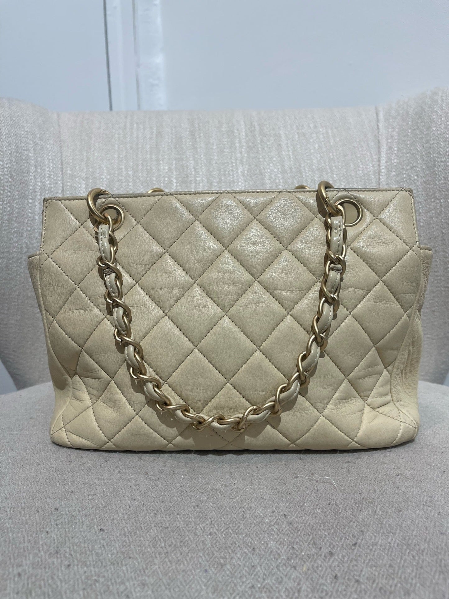 Sac Chanel Shopping beige