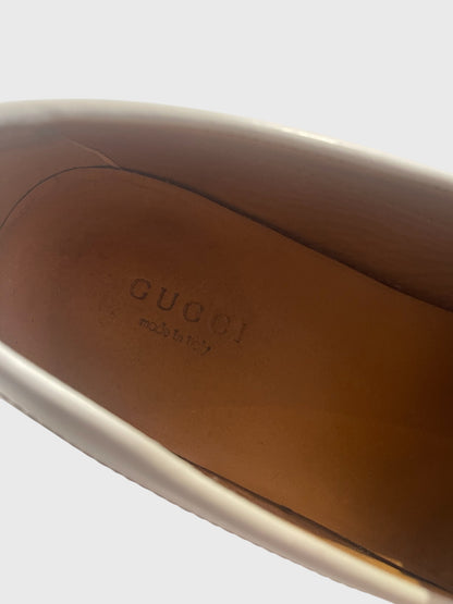 Mocassins Gucci blancs T.37,5